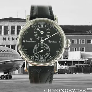 Chronoswiss Sirius CH1223M 34mm Stainless steel Black