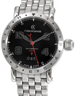 Chronoswiss Timemaster CH-2733 41mm Stainless steel Black