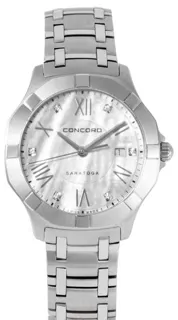 Concord Saratoga 02.3.14.1060 31mm Stainless steel White