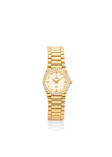 Concord 5062247 23mm 18k yellow gold Cream