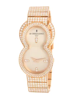 de Grisogono Be Eight 18k rose gold Champagne