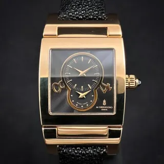 de Grisogono Instrumentino 29mm Rose gold Black