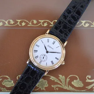 DeLaneau G-663 17800.A 34mm Yellow gold White