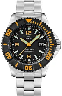 Delma Blue Shark IV 54701.760.6.034 47mm Stainless steel Black