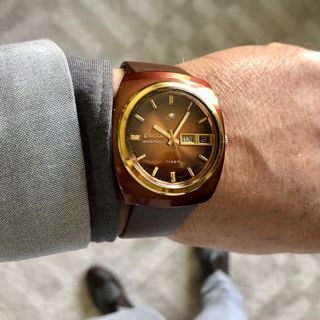 Enicar 167 01 39 Aluminium Bronze 1974 | Dealer | EveryWatch