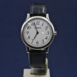 L.Leroy L.LEROY 39mm White gold White