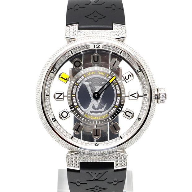 Louis Vuitton 時計 Louis Vuitton Q1EG7Y White gold Skeletonized | Dealer | EveryWatch