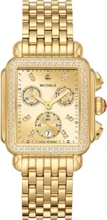 Michele Deco Diamond High Shine MWW06A000806 Yellow gold Gold Mirror