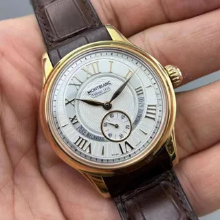 Montblanc Villeret 1858 46mm Rose gold White