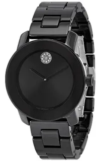 Movado Bold Ceramic 3600803 Ceramic and Stainless steel Black