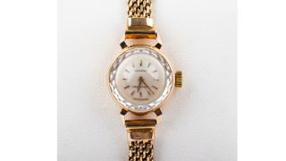 Movado 15mm 18k yellow gold