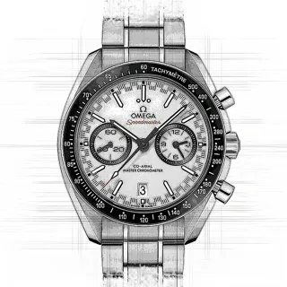 Omega Speedmaster 329.30.44.51.04.001 Stainless steel White