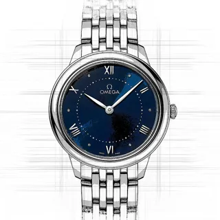 Omega De Ville 434.10.30.60.03.001 Stainless steel Blue