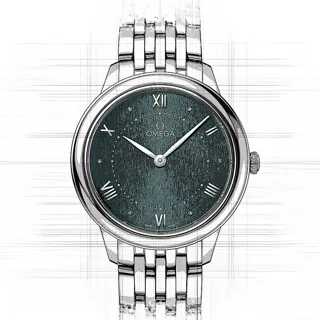 Omega De Ville Prestige 434.10.30.60.10.001 Stainless steel Green