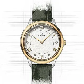 Omega De Ville 434.23.30.60.52.002 Yellow gold Silber