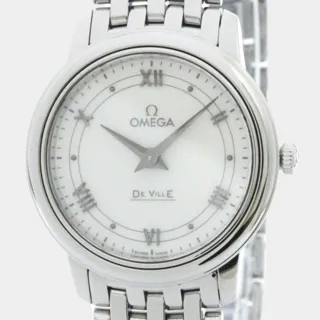 Omega De Ville Prestige 424.10.27.60.04.001 Stainless steel White