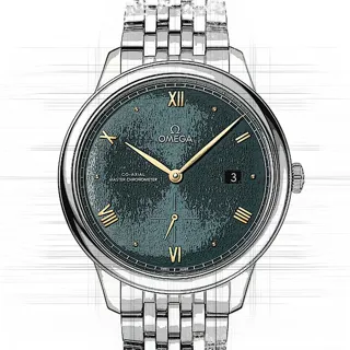 Omega De Ville Prestige 434.10.41.20.10.001 Stainless steel Grün