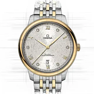 Omega De Ville Prestige 434.20.40.20.52.001 Yellow gold Silver