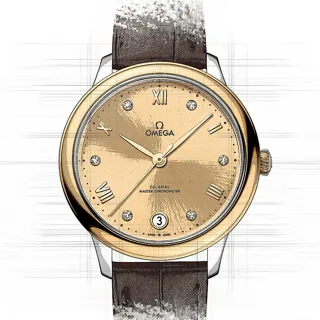 Omega De Ville Prestige 434.23.34.20.58.001 Yellow gold Golden