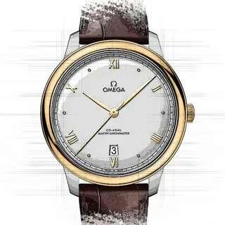 Omega De Ville Prestige 434.23.40.20.02.002 Yellow gold Silver