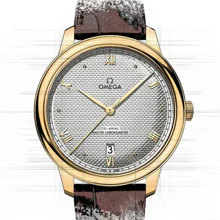 Omega De Ville Prestige 434.53.40.20.02.002 Yellow gold Silber