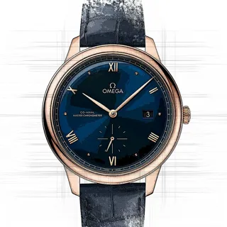 Omega De Ville Prestige 434.53.41.20.03.001 Sedna gold Blue