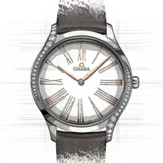 Omega De Ville Trésor 428.17.39.60.02.001 Stainless steel Silber