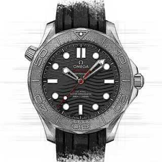 Omega Seamaster 210.32.42.20.01.002 42mm Stainless steel Schwarz