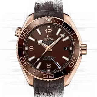 Omega Seamaster Planet Ocean 215.63.40.20.13.001 Rose gold Braun