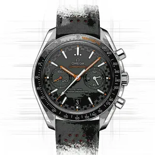 Omega Speedmaster Racing 329.32.44.51.01.001 Stainless steel Schwarz