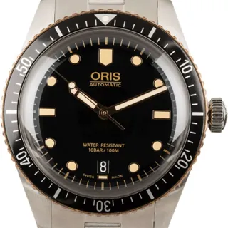 Oris Divers Sixty Five 01 733 7707 4354-07 8 20 18 Bronze and Stainless steel Black