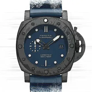 Panerai Submersible PAM 01232 Carbotech Blue