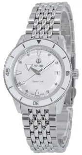 Rado Captain Cook R32500718 37mm Ceramic and Stainless steel White