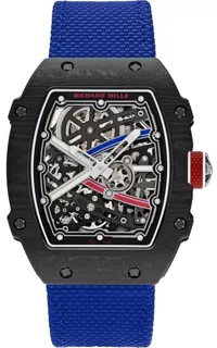 Richard Mille RM 067 RM67-02 38.5mm Carbon fiber Skeletonized