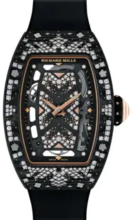 Richard Mille RM 07 RM07-01 RG CA 45.66mm Carbon fiber Skeletonized