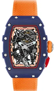 Richard Mille RM 07 RM07-04 BLUE 30.5mm Carbon fiber Skeletonized