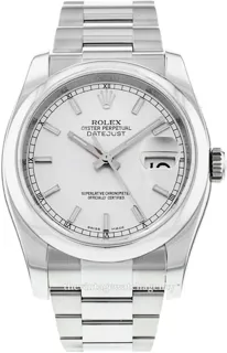 Rolex Datejust 36 116200-0056 Stainless steel Silver