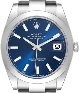 Rolex Datejust 41 126300 Stainless steel Blue