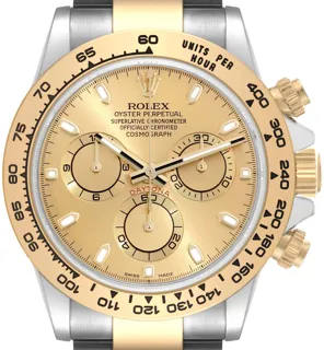 Rolex Daytona 116503 Stainless steel and 18k yellow gold Champagne