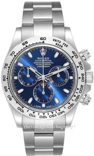 Rolex Daytona 116509-0071 White gold Blue