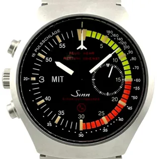 Sinn 157 EZM4 40mm Stainless steel Black