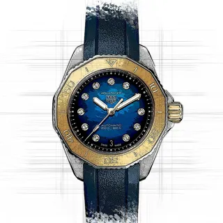 TAG Heuer Aquaracer WBP2450.FT6215 Yellow gold and Stainless steel