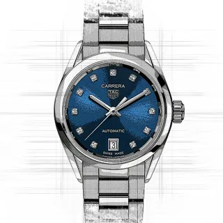 TAG Heuer Carrera Lady WBN2413.BA0621 Stainless steel Blue