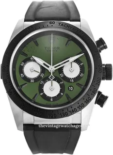 Tudor Fastrider 42010N-0008 Ceramic and Stainless steel Green