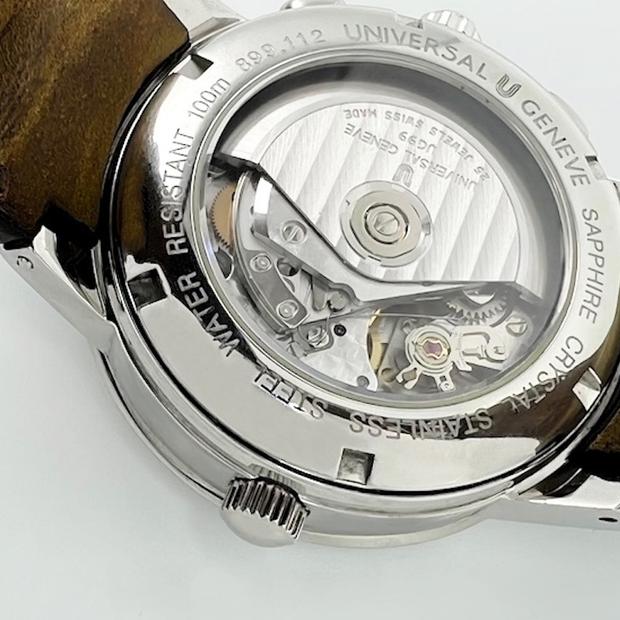 Universal Genève Tri-Compax 899.112 Stainless steel Black 2000