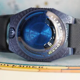 Urwerk UR-100V UltraViolet UR-100V 41mm Titanium Blue