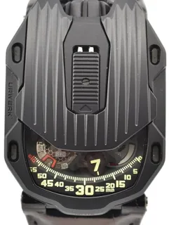 Urwerk UR-105 UR-105CT 39.5mm Titanium Skeletonized