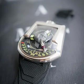 Urwerk UR-202 UR-202 46.5mm White gold Black