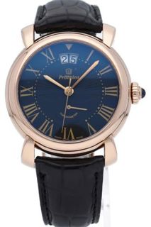 美品　Waltham ウォルサム ムーンフェイス 濃紺 金 waltham-watch-