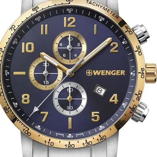 Wenger 01.1543.112 44mm Steel Blue